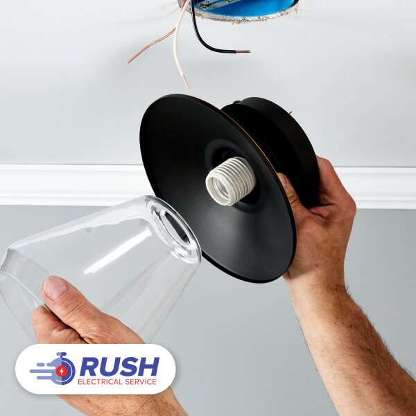 Modern Lighting Fixture Installation | Rush Electrical Services